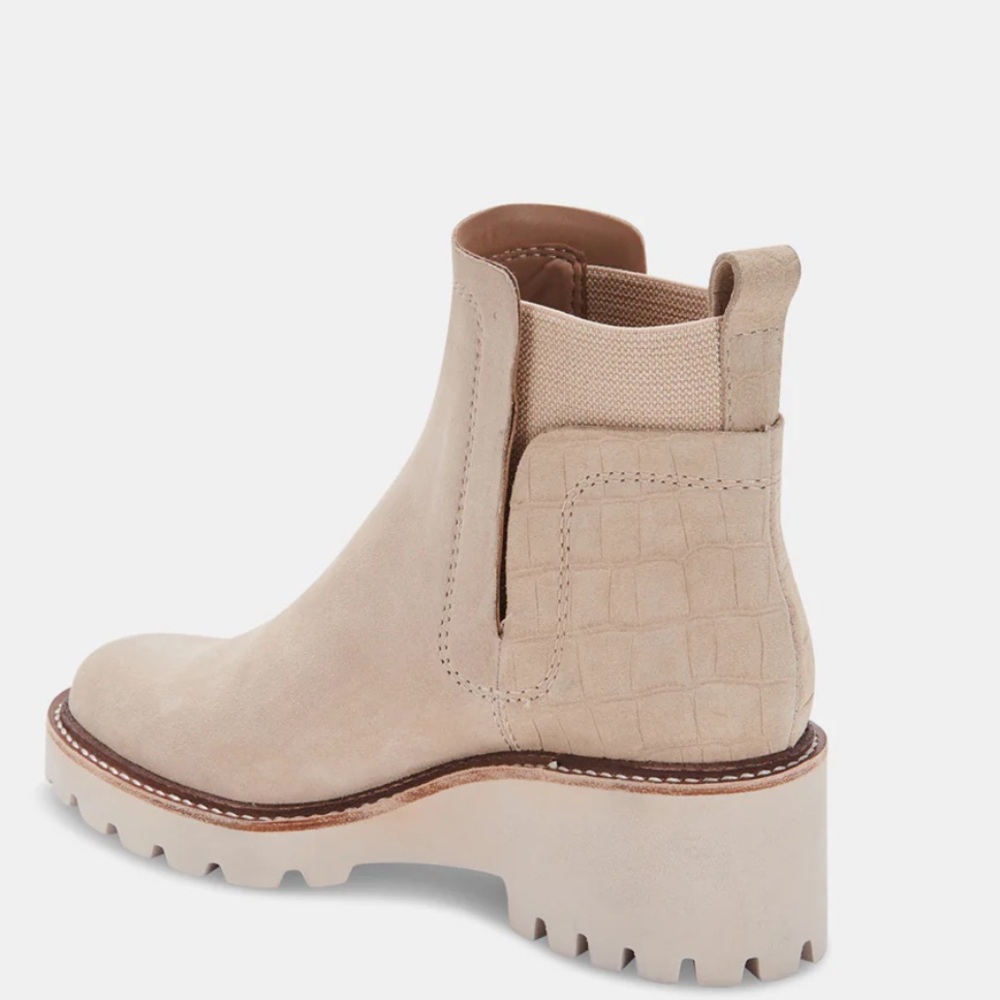 DOLCE VITA Huey H2O Booties In Dune Suede - Picture 4 of 14